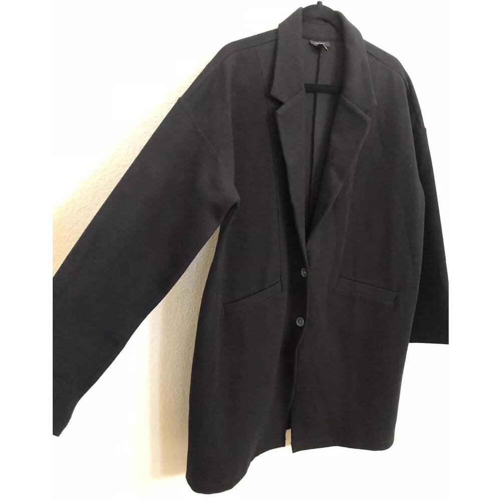 New HALOGEN Women’s Two-Button Jacket In Black Size M - Picture 8 of 11